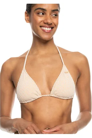 Roxy Reggiseno Per Bikini Triangolo Gingham Tiki Tri Donna Taglie M