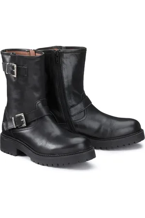 La Redoute Stivaletti Biker In Pelle, Suola Dentellata Donna Taglie 36