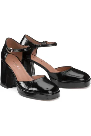 Jonak Sandali Chiusi Con Tacco Vero, In Pelle Donna Taglie 41
