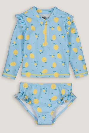 La Redoute Costume Da Bagno 2 Pezzi T-shirt Protezione Uv Bambina Taglie 12 mesi - 74 cm