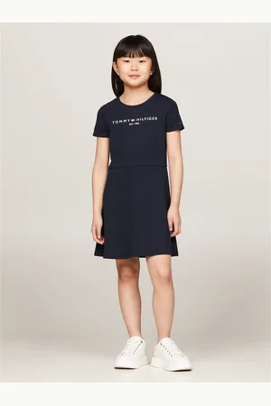 Tommy Hilfiger Abito Maniche Corte Bambina Taglie 10 anni - 138 cm