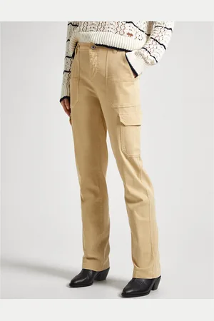 Pepe Jeans Pantaloni Dritti Stile Cargo Donna Taglie M