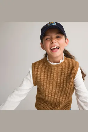 La Redoute Maglione Due In Uno, Girocollo In Grossa Maglia Bambina Taglie 3 anni - 94 cm