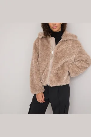 La Redoute Cappotto Tessuto Peluche Donna Taglie 38 (IT) - 34 (FR)