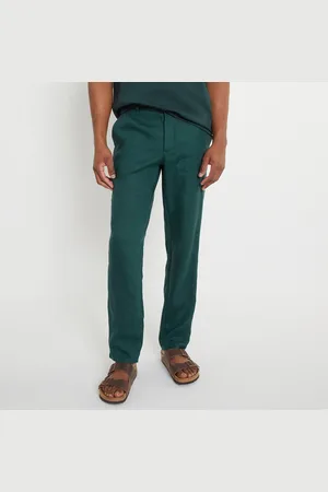 La Redoute Pantaloni Dritti In Lino, Signature Isaac Uomo Taglie 40 (IT) - 36 (FR)