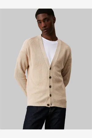 Calvin Klein Cardigan Bottoni In Maglia Uomo Taglie S