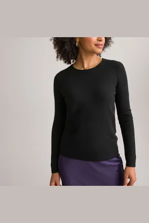 ANNE WEYBURN Pull Scollo Rotondo, Puro Cachemire Donna Taglie 54/56 (IT) - 50/52 (FR)