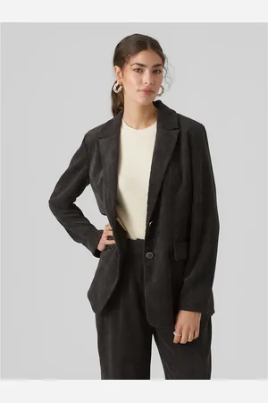 VERO MODA Blazer Dritto In Velluto A Coste Donna Taglie 42 (IT) - 38 (FR)