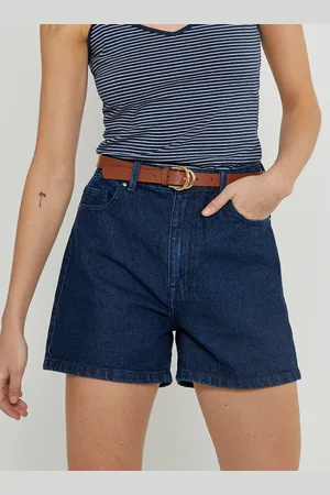 La Redoute Shorts In Denim, Vita Alta Donna Taglie 38 (IT) - 34 (FR)