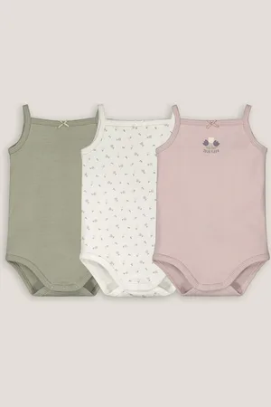 La Redoute Confezione Da 3 Body Con Spalline Sottili Taglie 6 mesi - 67 cm