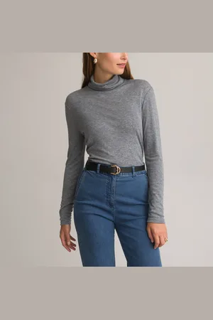 ANNE WEYBURN T-shirt Collo A Dolcevita, Made In France Donna Taglie 54/56 (IT) - 50/52 (FR)