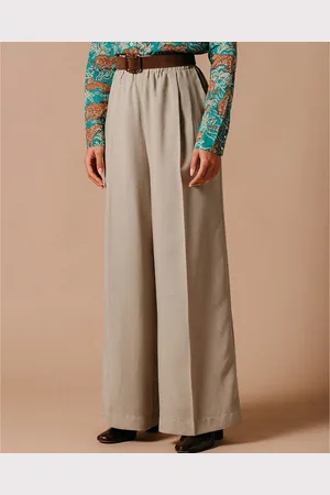 Grace & Mila Pantaloni Larghi Lazare Vita Medio Alta Donna Taglie S