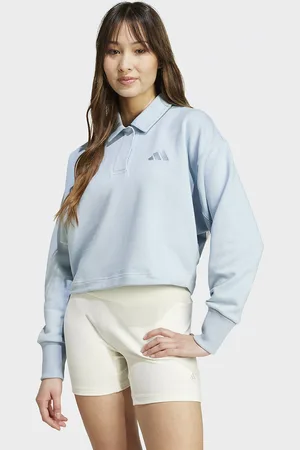 adidas Felpa Collo Polo All Seazon Donna Taglie XL