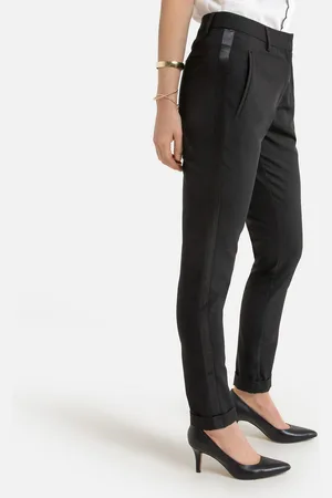 ANNE WEYBURN Pantaloni Dritti, 7/8, Stile Smocking Donna Taglie 44 (IT) - 40 (FR)