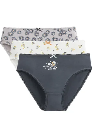 ANNE WEYBURN Confezione Da 3 Culotte In Cotone Elasticizzato Donna Taglie 38/40 (IT) - 34/36 (FR)