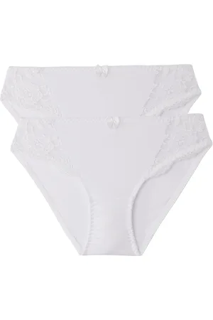 ANNE WEYBURN Confezione Da 2 Slip In Pizzo E Microfibra Anthea Donna Taglie 38/40 (IT) - 34/36 (FR)