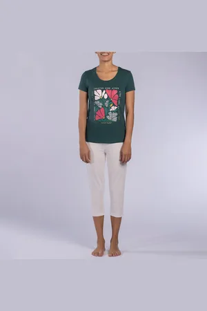 Naf-naf Pigiama Pinocchietto In Jersey, Java Donna Taglie S