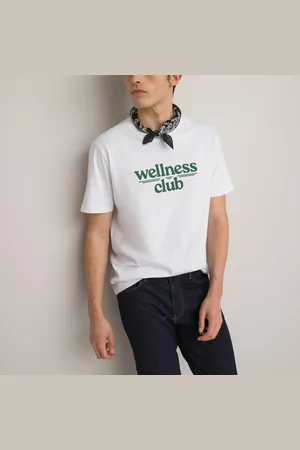 La Redoute T-shirt In Puro Cotone Girocollo Maniche Corte Uomo Taglie S