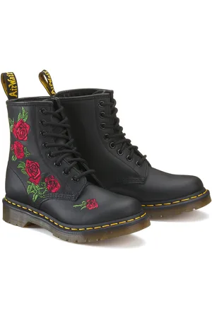 Dr. Martens Stivaletti In Pelle Ricamata 1460 Vonda Donna Taglie 36