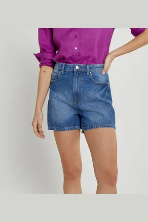 La Redoute Shorts In Denim, Vita Alta Donna Taglie 38 (IT) - 34 (FR)