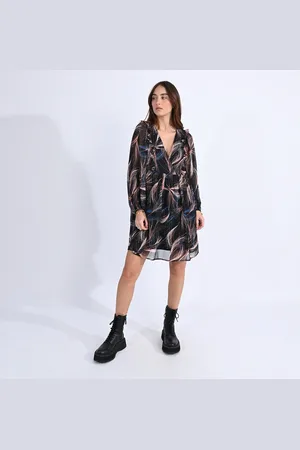 Molly Bracken Abito Stampato Scollo A V Donna Taglie XS
