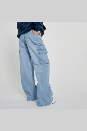 La Redoute Jeans Cargo Vita Bassa Bambina Taglie XXS