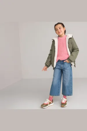 La Redoute Giacca Calda Con Cappuccio Reversibile Bambina Taglie 3 anni - 94 cm