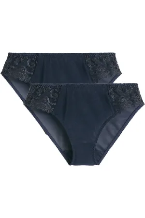 La Redoute Confezione Da 2 Slip Bicolori In Tulle, Lyssa Donna Taglie 38/40 (IT) - 34/36 (FR)