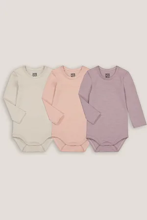 La Redoute Confezione Da 3 Body Maniche Lunghe Taglie 1 mese - 54 cm