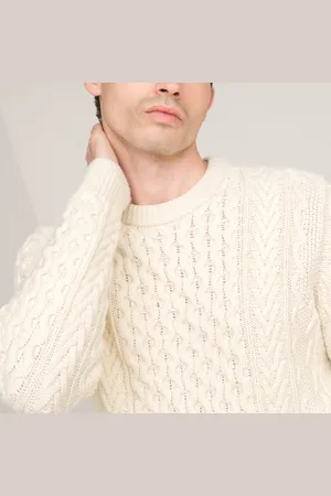 La Redoute Pull Girocollo In Maglia Ritorta, Signature Damien Uomo Taglie 3XL