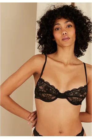 Girls in Paris Reggiseno A Balconcino In Pizzo Brook Donna Taglie 2 C