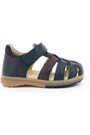 Kickers Sandali In Pelle Platiback Bambina Taglie 19