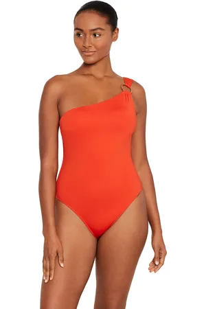 Ralph Lauren Costume Da Bagno Intero Asimmetrico Beach Club Solids Donna Taglie 42 (IT) - 38 (FR)
