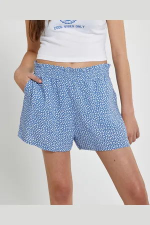 La Redoute Shorts Fluido, Motivo Floreale Bambina Taglie XXXS