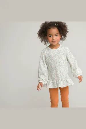 La Redoute Confezione Da 2 T-shirt-camicette Cotone Bambina Taglie 3 mesi - 60 cm