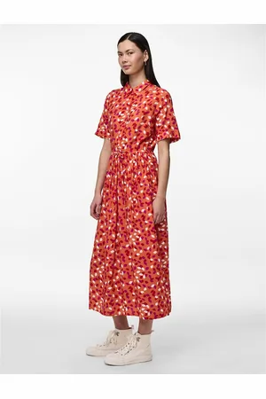 Pieces® Abito-camicia Stampato, Da Annodare Donna Taglie XS