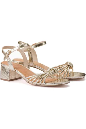 La Redoute Sandali Metallizzati Cinturini Sottili Con Tacco Donna Taglie 36