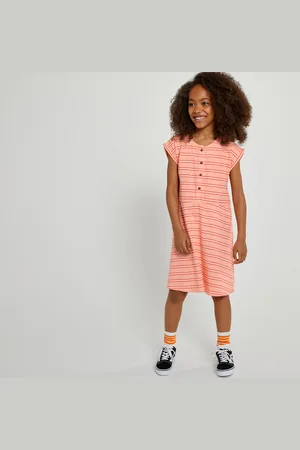 La Redoute Abito Maniche Corte A Righe In Jersey Bambina Taglie 8 anni - 126 cm
