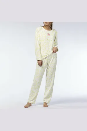 Melissa Brown Pigiama Maniche Lunghe Molto Morbido Donna Taglie M
