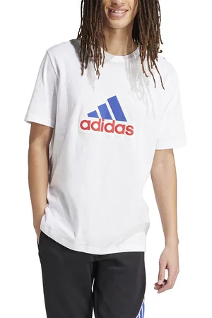adidas T-shirt Maniche Corte Logo In Rilievo Uomo Taglie S