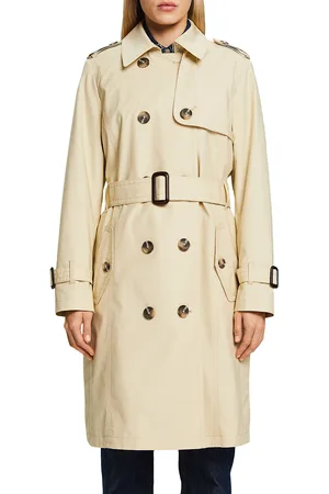 ESPRIT Trench Lungo Con Cintura Donna Taglie XL