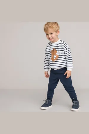 La Redoute Confezione Da 3 Pantaloni Da Jogging In Felpa Taglie 6 mesi - 67 cm
