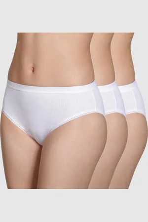 Dim Confezione Da 2 + 1 In Omaggio Slip Midi Pur Coton Donna Taglie 44/46 (IT) - 40/42 (FR)