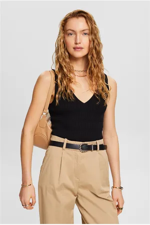 ESPRIT Top Scollo A V Donna Taglie XL