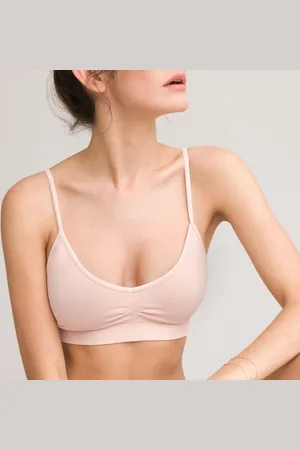 La Redoute Brassiere Con Spalline Sottili Senza Cuciture, Milky Donna Taglie S