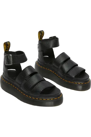 Dr. Martens Sandali Clarissa Ii Quad In Pelle, Plateau Donna Taglie 37