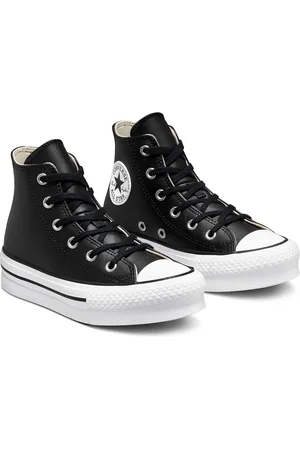 Converse Baskets In Pelle All Star Eva Lift Foundation Leather Bambina Taglie 27