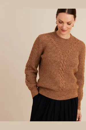 ANNE WEYBURN Maglione In Maglia Lurex, Contenente Mohair Donna Taglie 42/44 (IT) - 38/40 (FR)