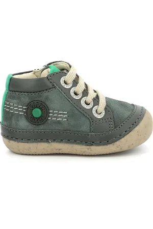 Kickers Stivaletti Con Lacci In Pelle Sonistreet Bambina Taglie 18