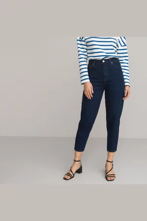 La Redoute Jeans Mom, Vita Alta Donna Taglie 38 (IT) - 34 (FR)